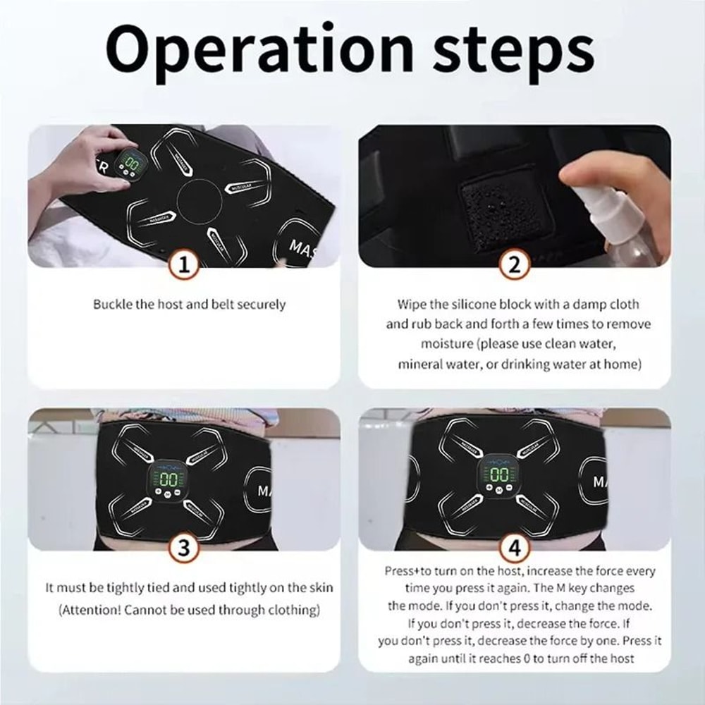 Premium EMS Abdominal Toning And Core Strengthening Belt 4