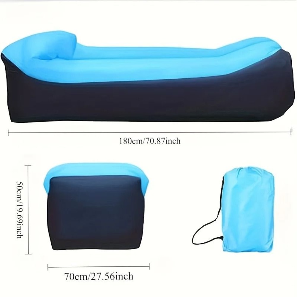 Portable Outdoor Inflatable Lounger And Folding Camping Sofa 4