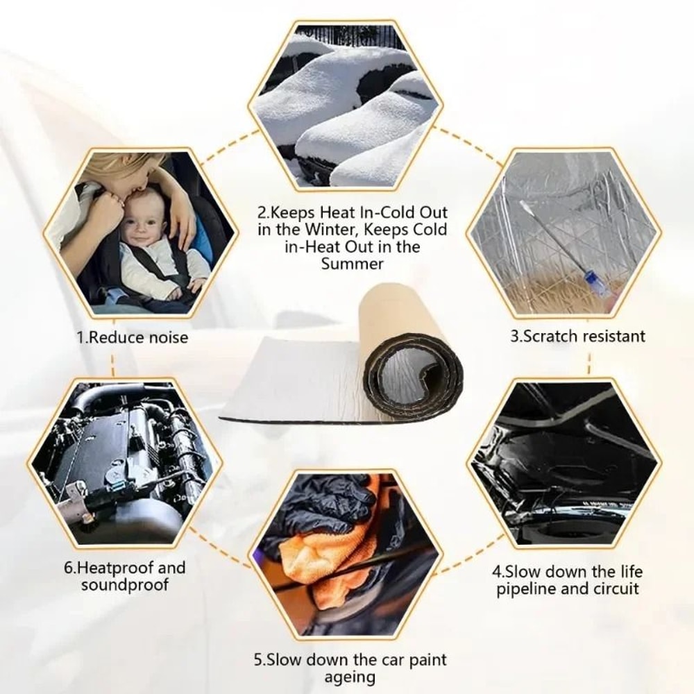 Fireproof Thermal And Acoustic Insulation Mat 1