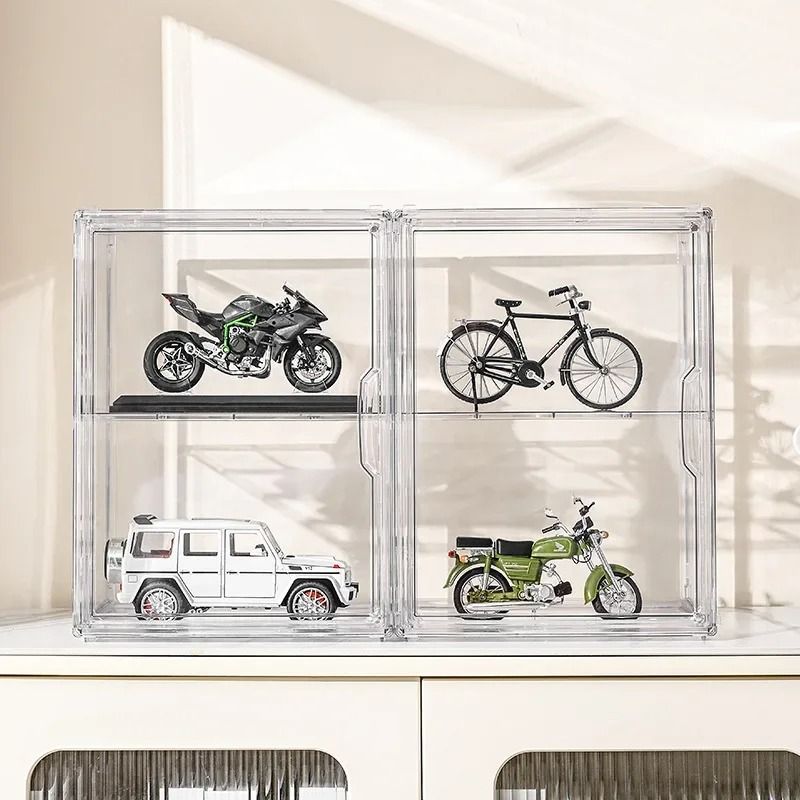 Clear Acrylic Foldable Figure Display And Blind Box Organizer 3