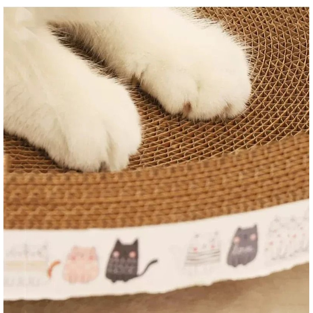 Wear Resistant Corrugated Cat Scratcher And Lounge Bed 3