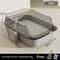 Large Capacity Anti Splash Open Air Cat Litter Box 5