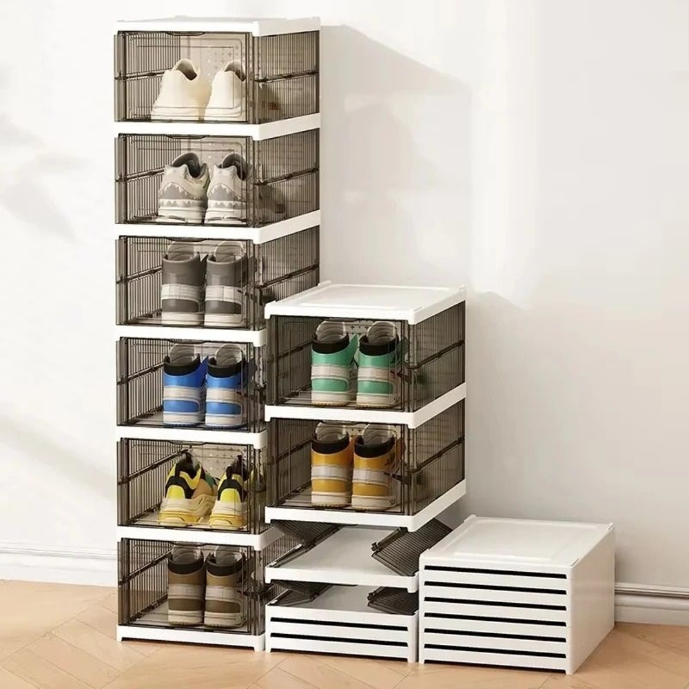 Foldable And Stackable Transparent Sneaker Display Cabinet 0