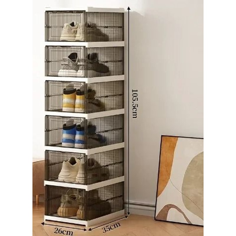 Foldable And Stackable Transparent Sneaker Display Cabinet 9