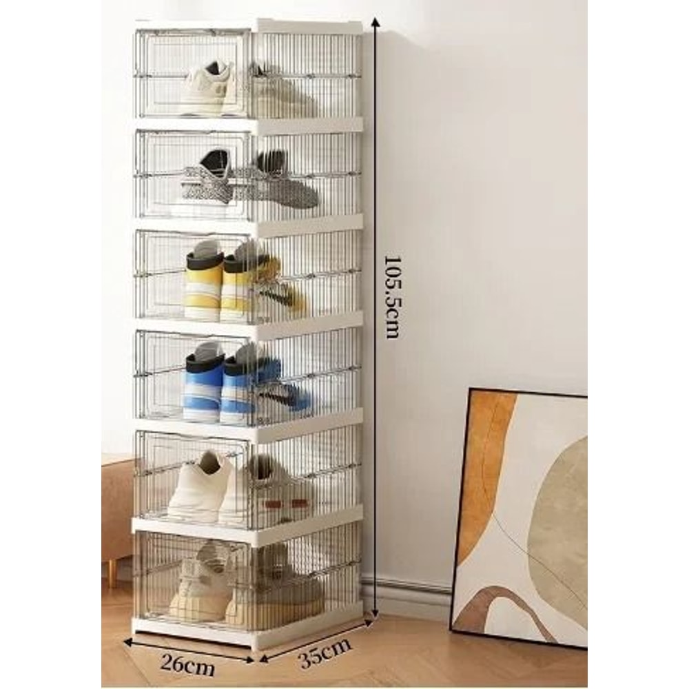 Foldable And Stackable Transparent Sneaker Display Cabinet 10