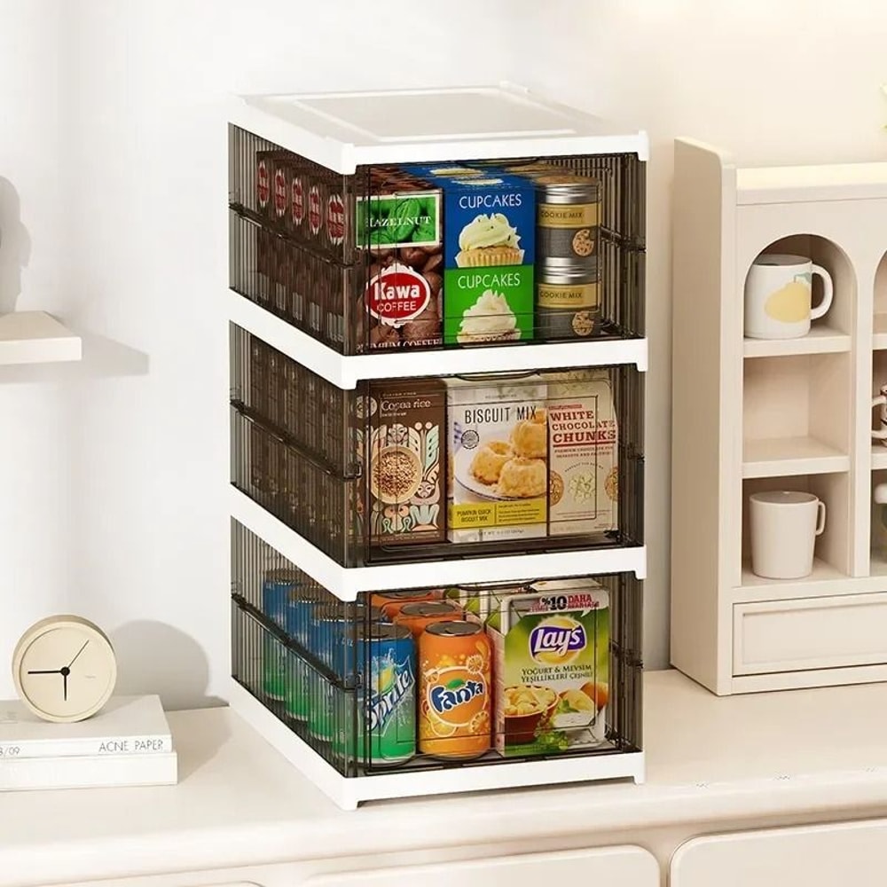 Foldable And Stackable Transparent Sneaker Display Cabinet 3