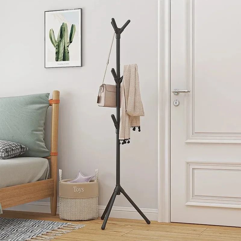 Tree Branch Shape Multi Hook Mobile Coat Rack Stand 1