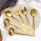 6 Piece Stainless Steel Golden Korean Cutlery Set 1