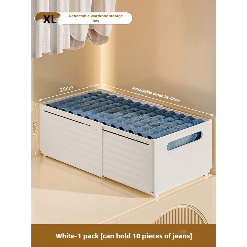 Adjustable Retractable Wardrobe And Closet Storage Organizer 9