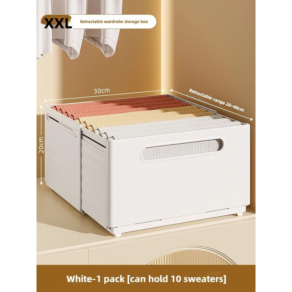 Adjustable Retractable Wardrobe And Closet Storage Organizer 10