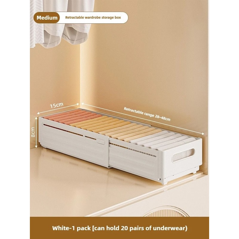 Adjustable Retractable Wardrobe And Closet Storage Organizer 7