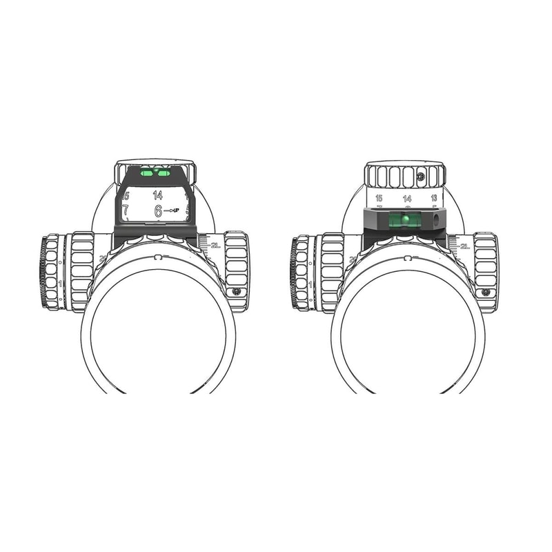Precision Scope Turret Magnifier With Integrated Level 3