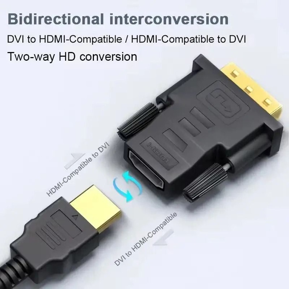 High Definition Bi Directional HDMI To DVI Adapter 3