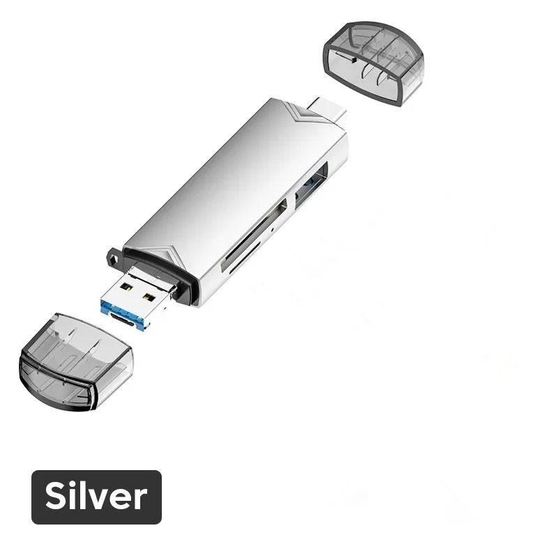 6 In 1 Multi Function Universal Memory Card Reader 6