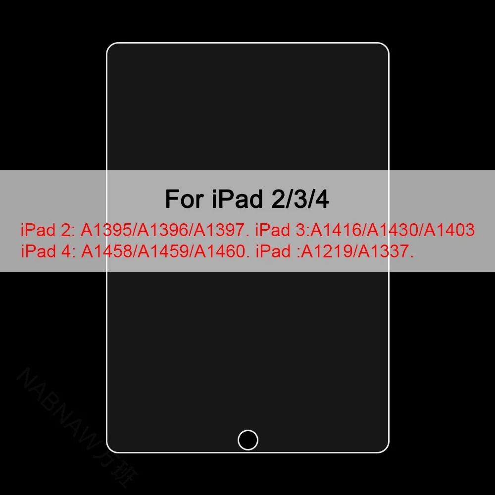 3 Piece High Definition Tempered Glass IPad Screen Protector Set 13