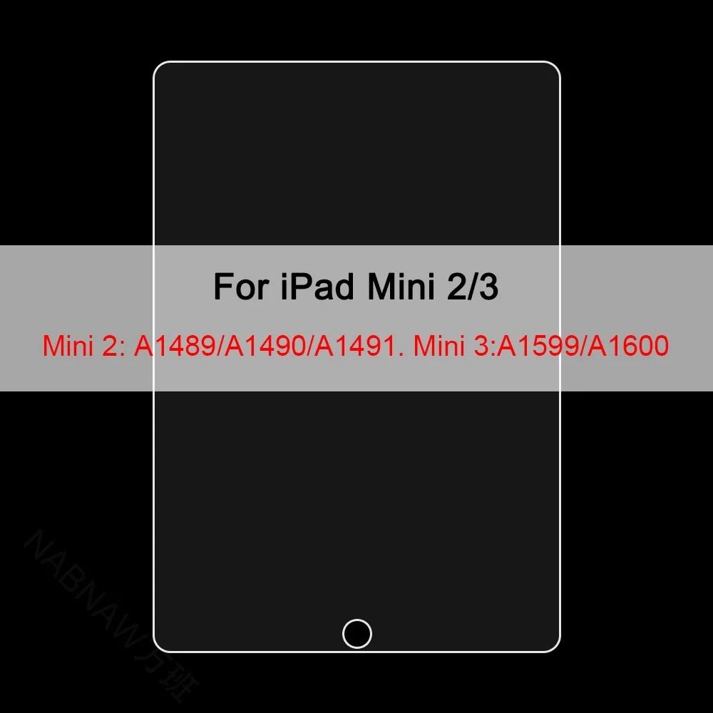 3 Piece High Definition Tempered Glass IPad Screen Protector Set 6