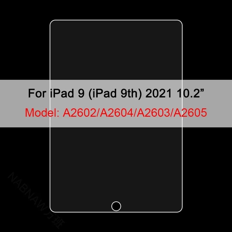 3 Piece High Definition Tempered Glass IPad Screen Protector Set 20