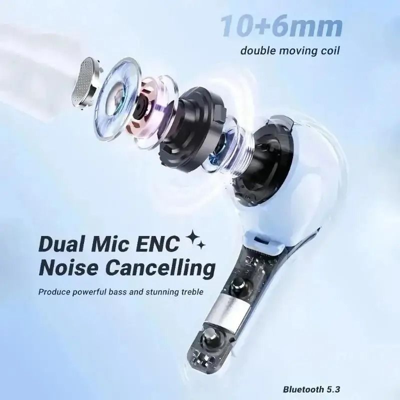 High Fidelity Stereo Bluetooth 53 Wireless Earbuds 4