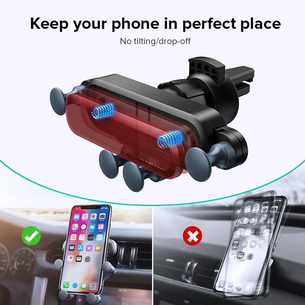 Universal Gravity Air Vent Car Phone Holder 4