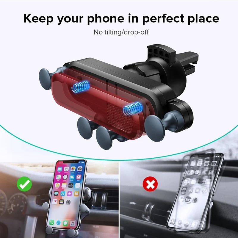 Universal Gravity Air Vent Car Phone Holder 4