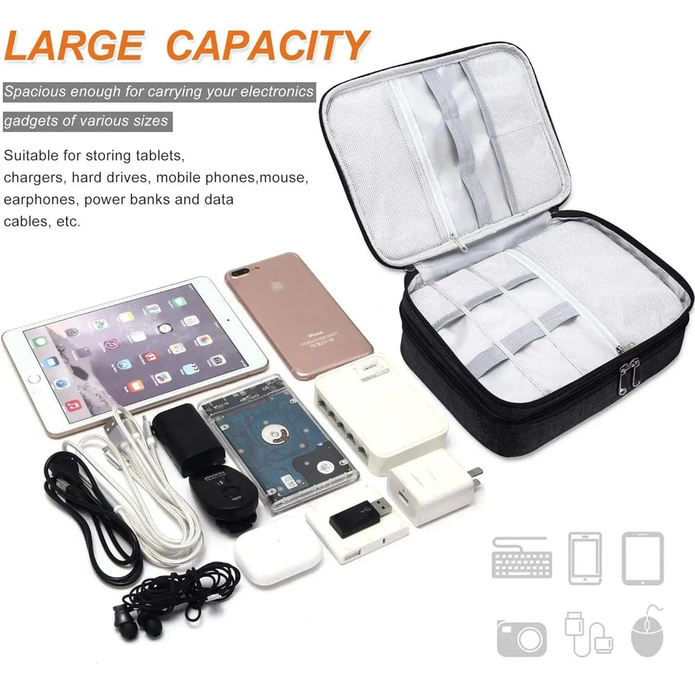 Waterproof Digital Electronic Accessories Organizer 2