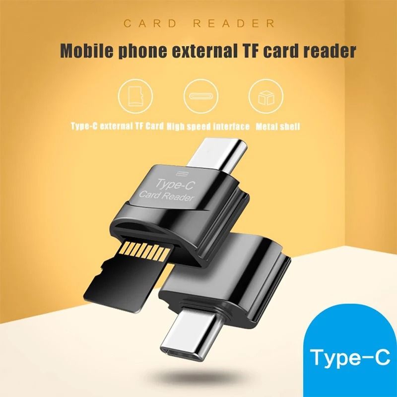 High Speed Type C To Micro SD TF Card Reader 2