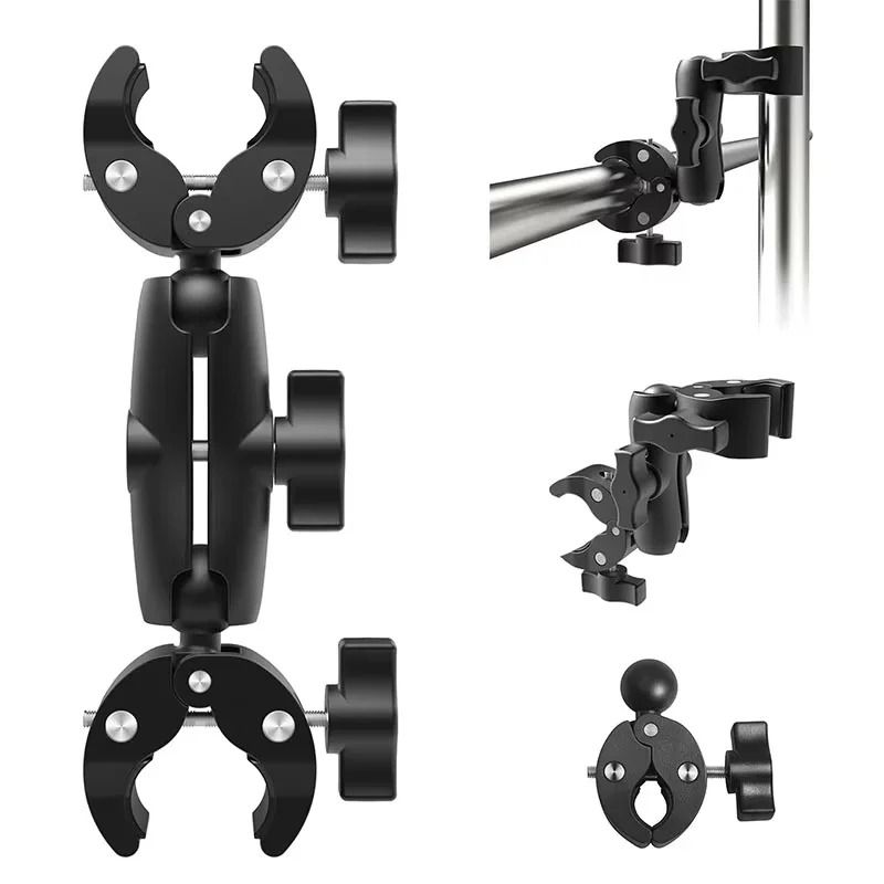 Double Clamp Camera Mount For Motorcycles And Handlebars 0