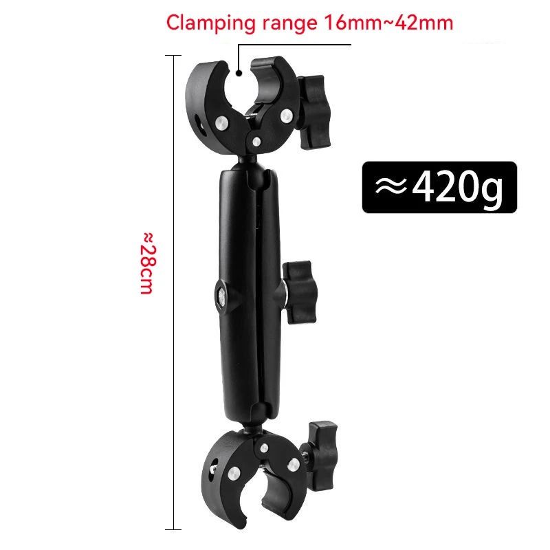 Double Clamp Camera Mount For Motorcycles And Handlebars 9