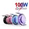 100W PD Retractable USB Type C To Type C Fast Charging Cable 0