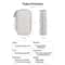 Compact Waterproof Portable Electronics Organizer Pouch 5
