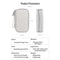 Compact Waterproof Portable Electronics Organizer Pouch 5