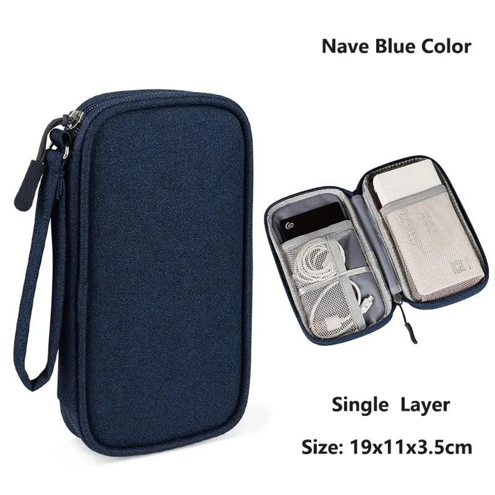 Compact Waterproof Portable Electronics Organizer Pouch 6