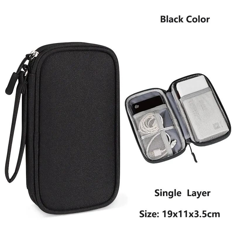 Compact Waterproof Portable Electronics Organizer Pouch 7