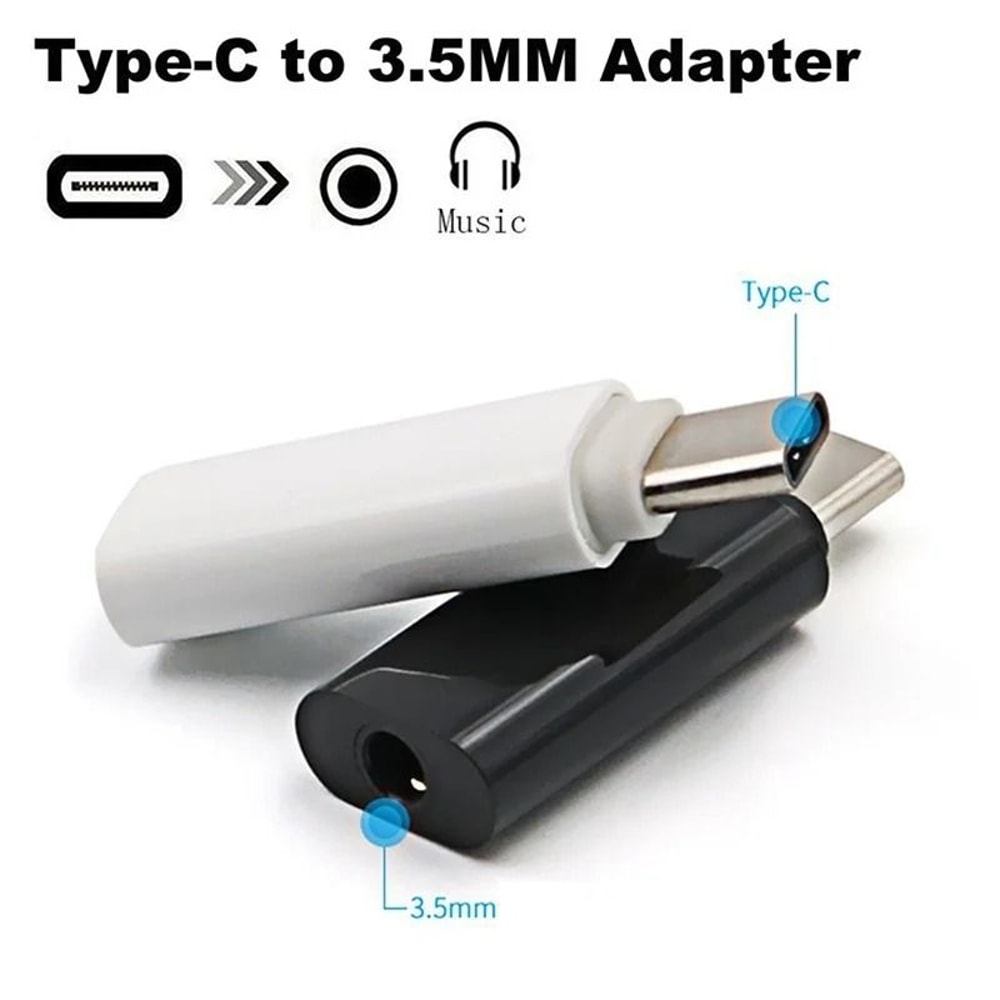 High Fidelity Type C To 35mm Headphone Jack Adapter 0