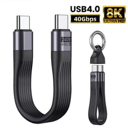 portable keychain usb 4 high performance charging cable