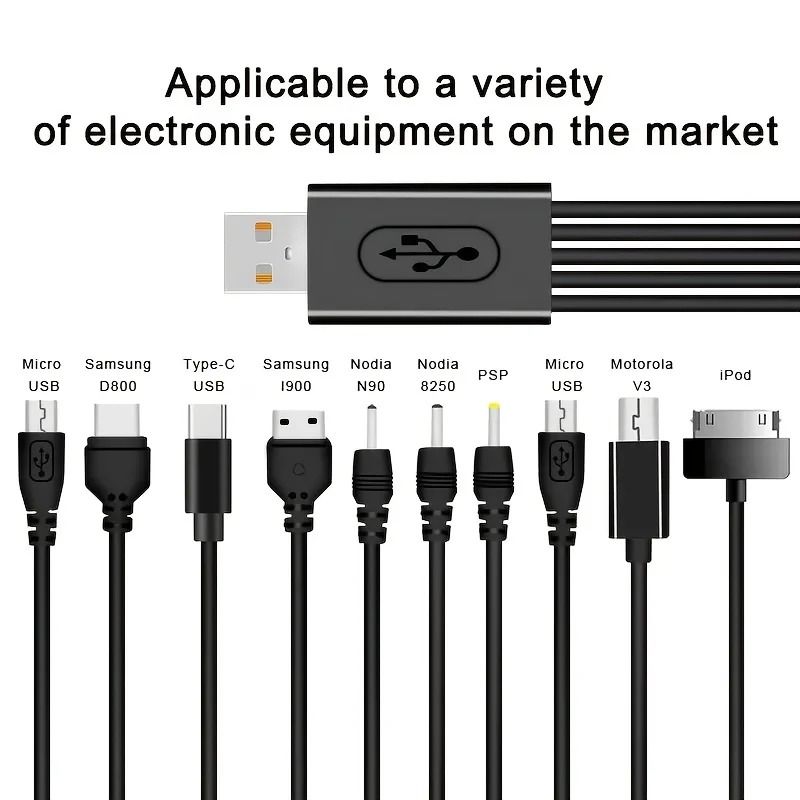 Universal 10in1 MultiPort USB Charging Cable 1