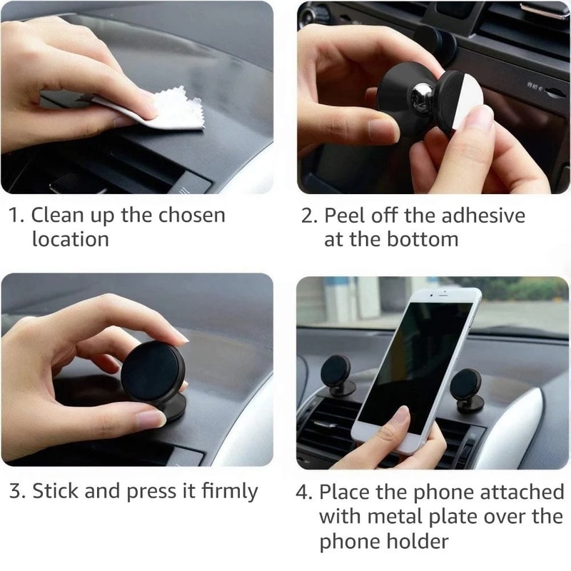 Universal Magnetic Dashboard Car Phone Holder 5