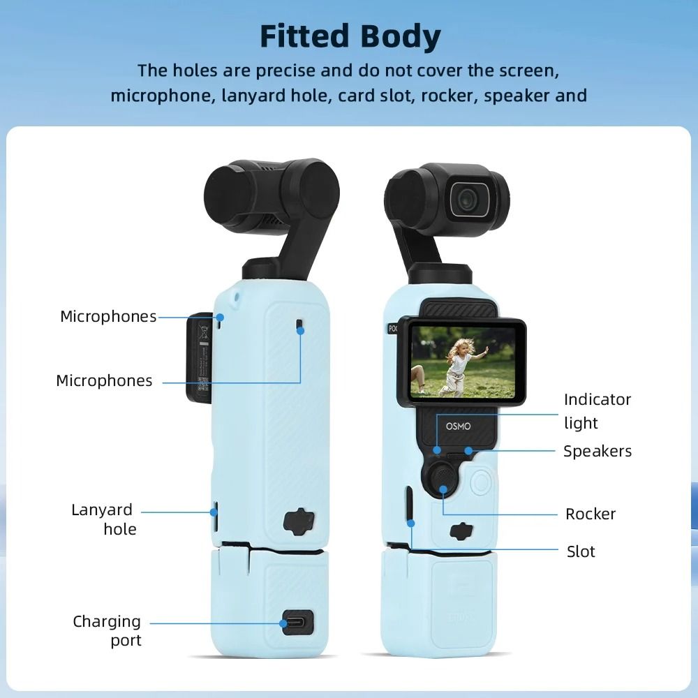 Universal Silicone Protective Camera Shell Set 3