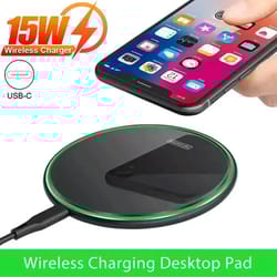 15w desktop wireless charging pad