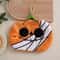 Halloween Cute Pumpkin Coral Velvet Hanging Hand Towel 9
