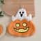 Halloween Cute Pumpkin Coral Velvet Hanging Hand Towel 7