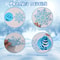 24 Piece Frozen Style Snowflake Vortex Decorations 1