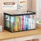 Large Capacity Transparent PVC Flip Top Storage Bag 2