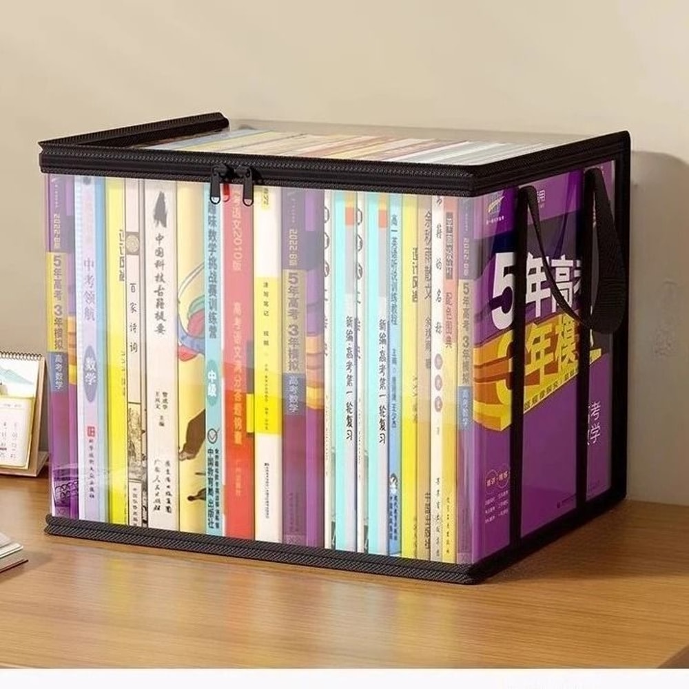 Large Capacity Transparent PVC Flip Top Storage Bag 5