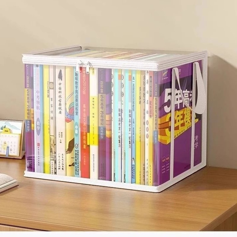 Large Capacity Transparent PVC Flip Top Storage Bag 6