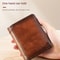 Genuine Leather RFID Trifold Wallet For Men 2