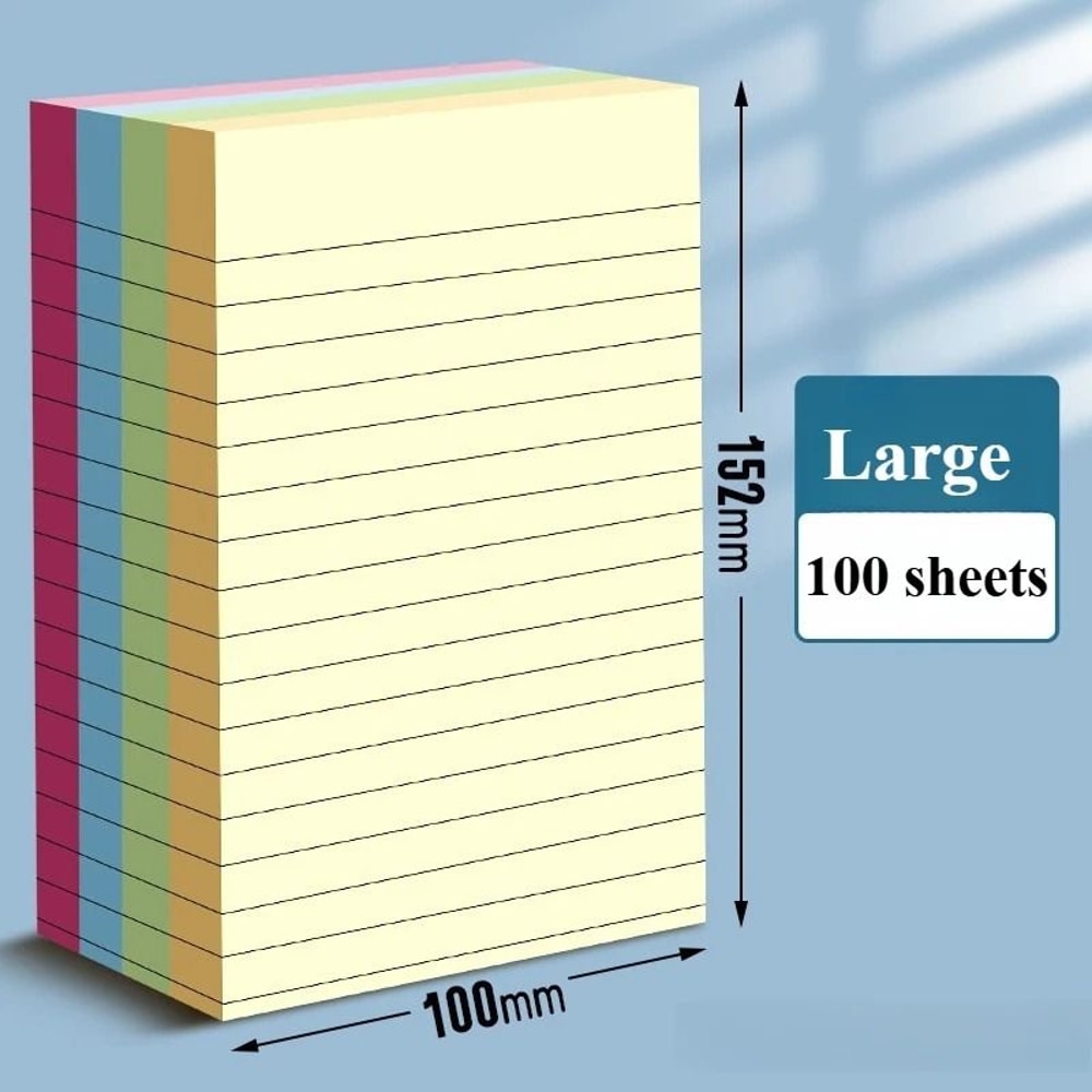 Vibrant Horizontal Note Paper Set 9