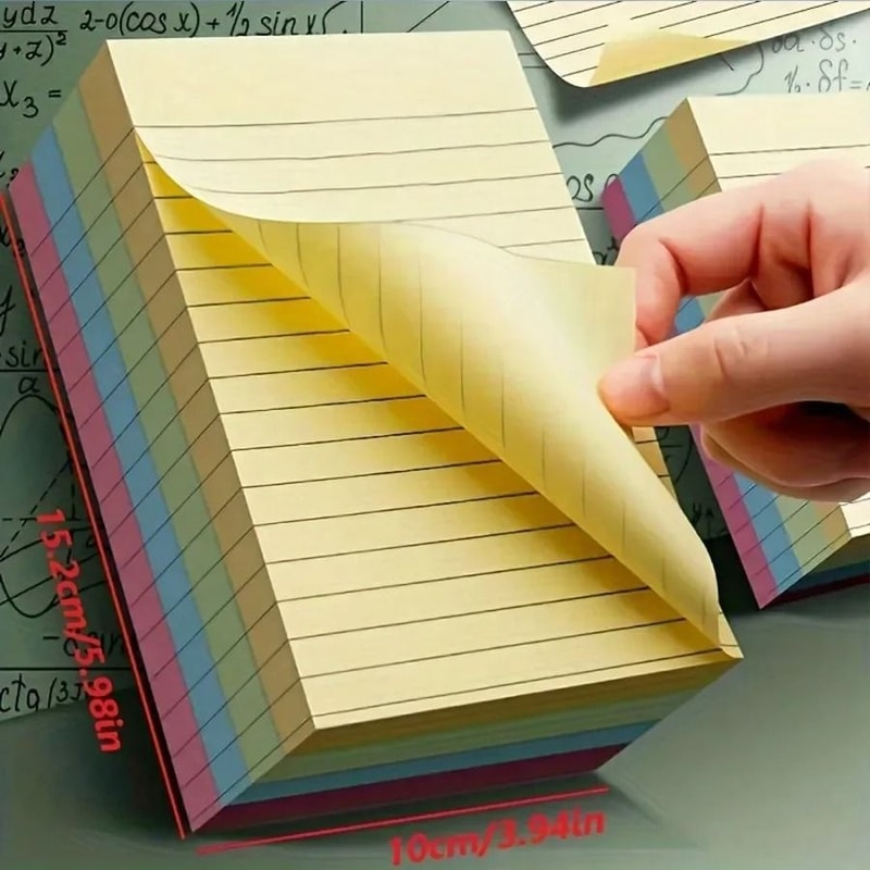 Vibrant Horizontal Note Paper Set 2