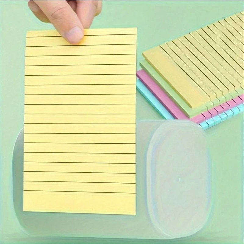 Vibrant Horizontal Note Paper Set 3