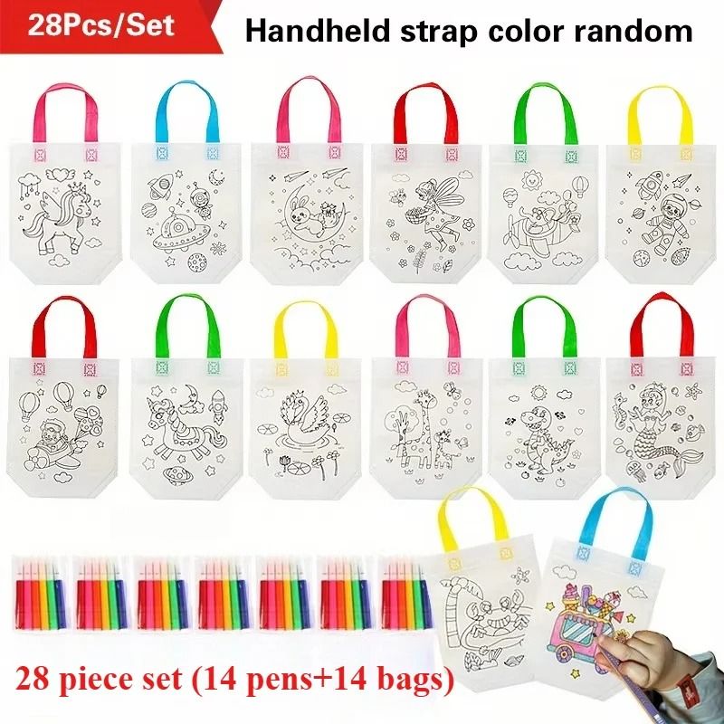 DIY Graffiti Party Gift Bag And Marker Set 28 Pieces 6